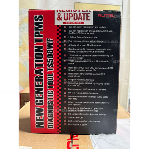 2025 AutelMaxiTPMS TS508WF Programming/Relearn/Activation/Reseat/Diagnostic Tool