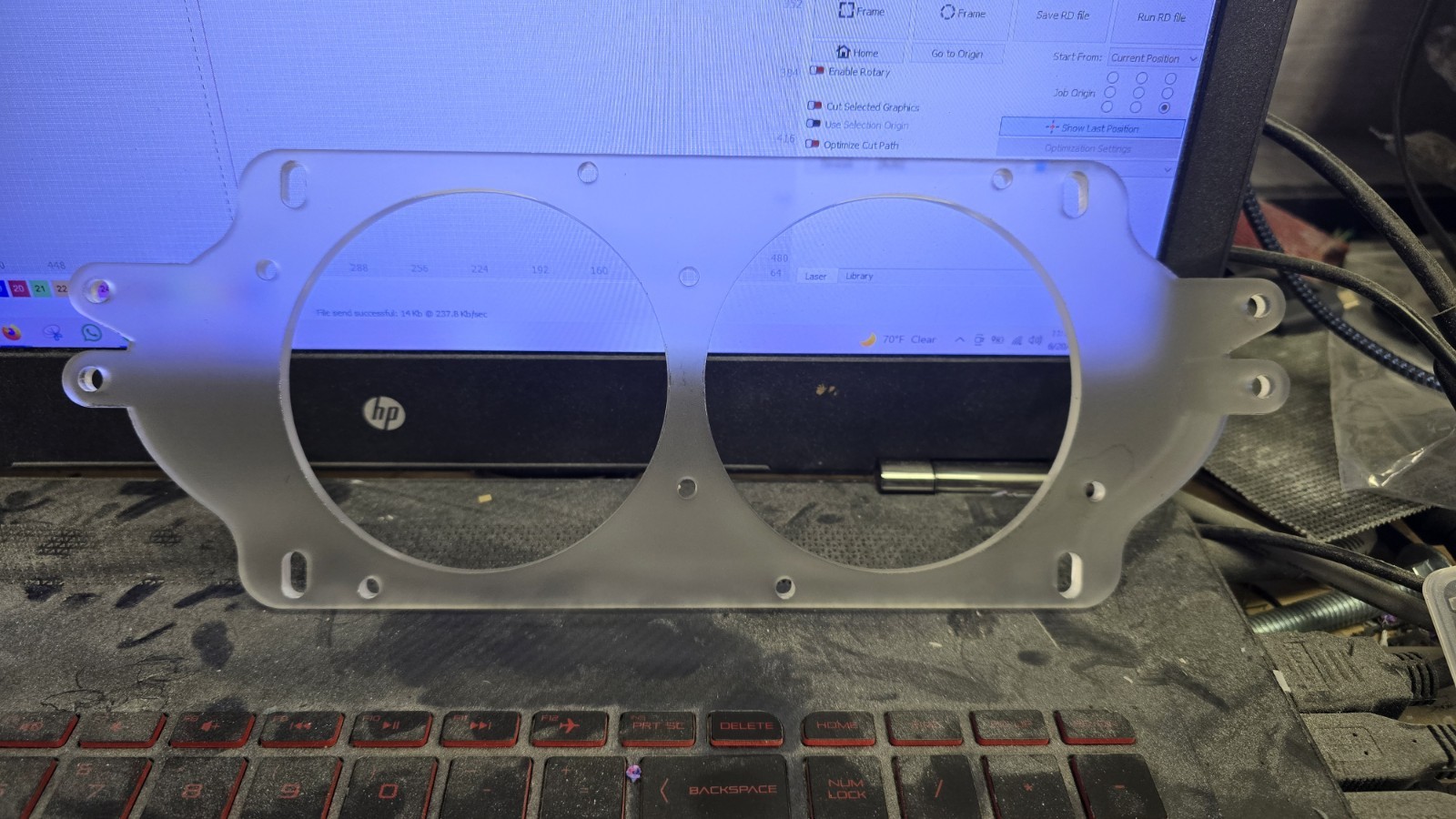 Universal 4×10 to Dual 3.5″ Speaker Adapter Plate Modern Dash Audio Upgrade