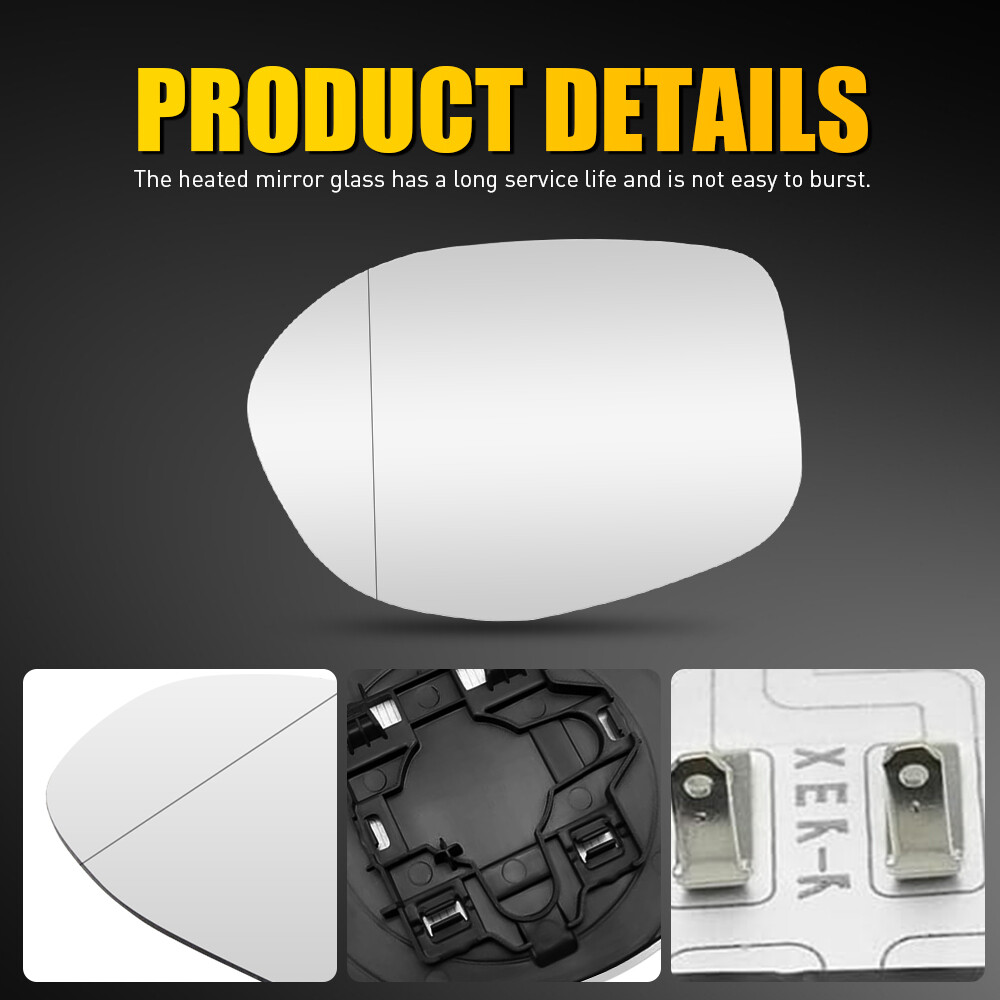 Driver Left Side Mirror 76253-TK8-A51 Heated Glass For Odyssey 2014-2017 Honda