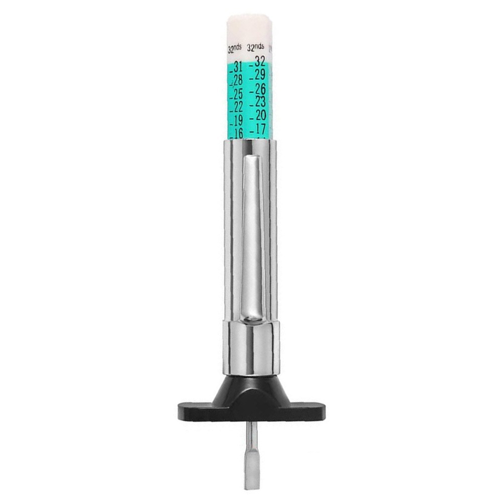 Car Tire Depth Gauge For Safe Driving Color-Coded Indication Portable Rustproof