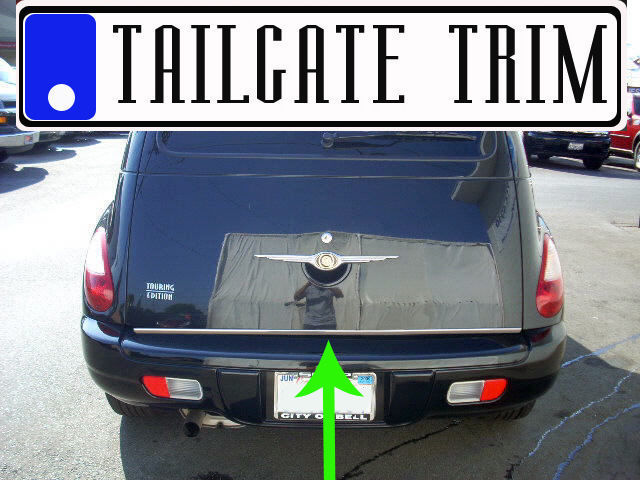 For PT CRUISER 2001-2007 2008 2009 2010 Chrome Tailgate Trunk Trim Molding