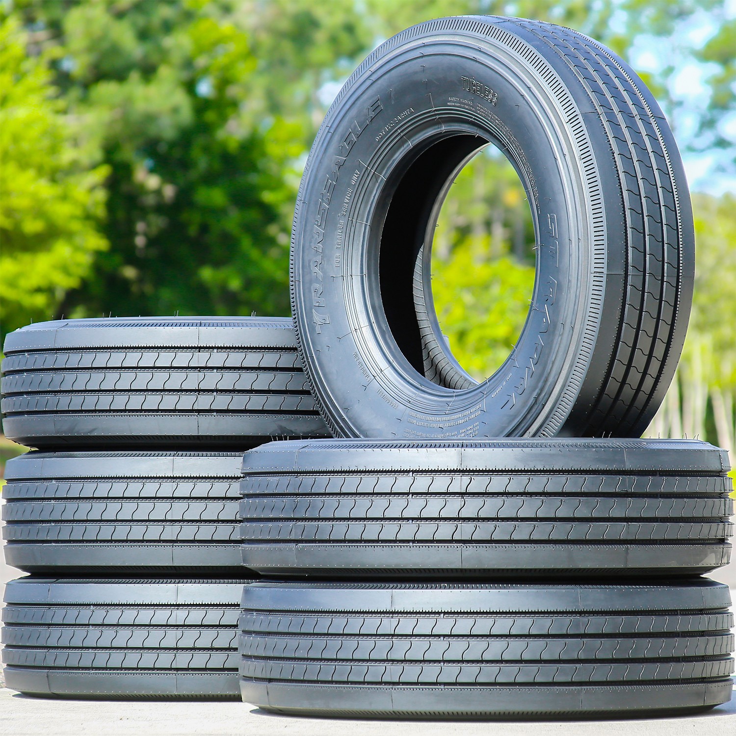 2 Tires 205/90R15 Transeagle ST Radial All Steel Trailer Load F 12 Ply