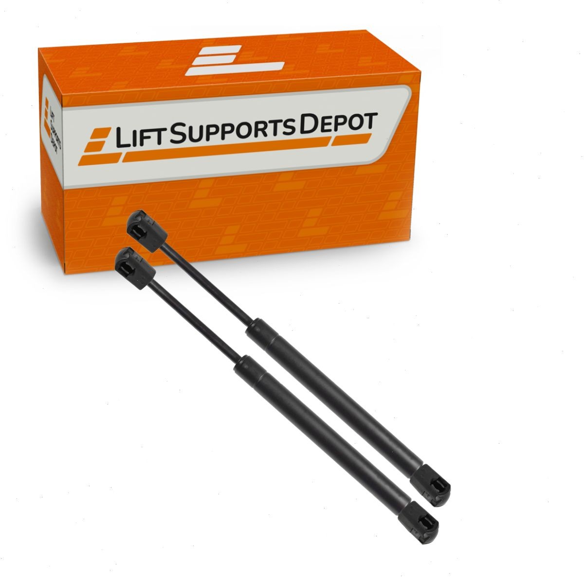 Qty 2 10mm Nylon End Lift Supports 10.79 Inch Extended x 117lbs Shocks