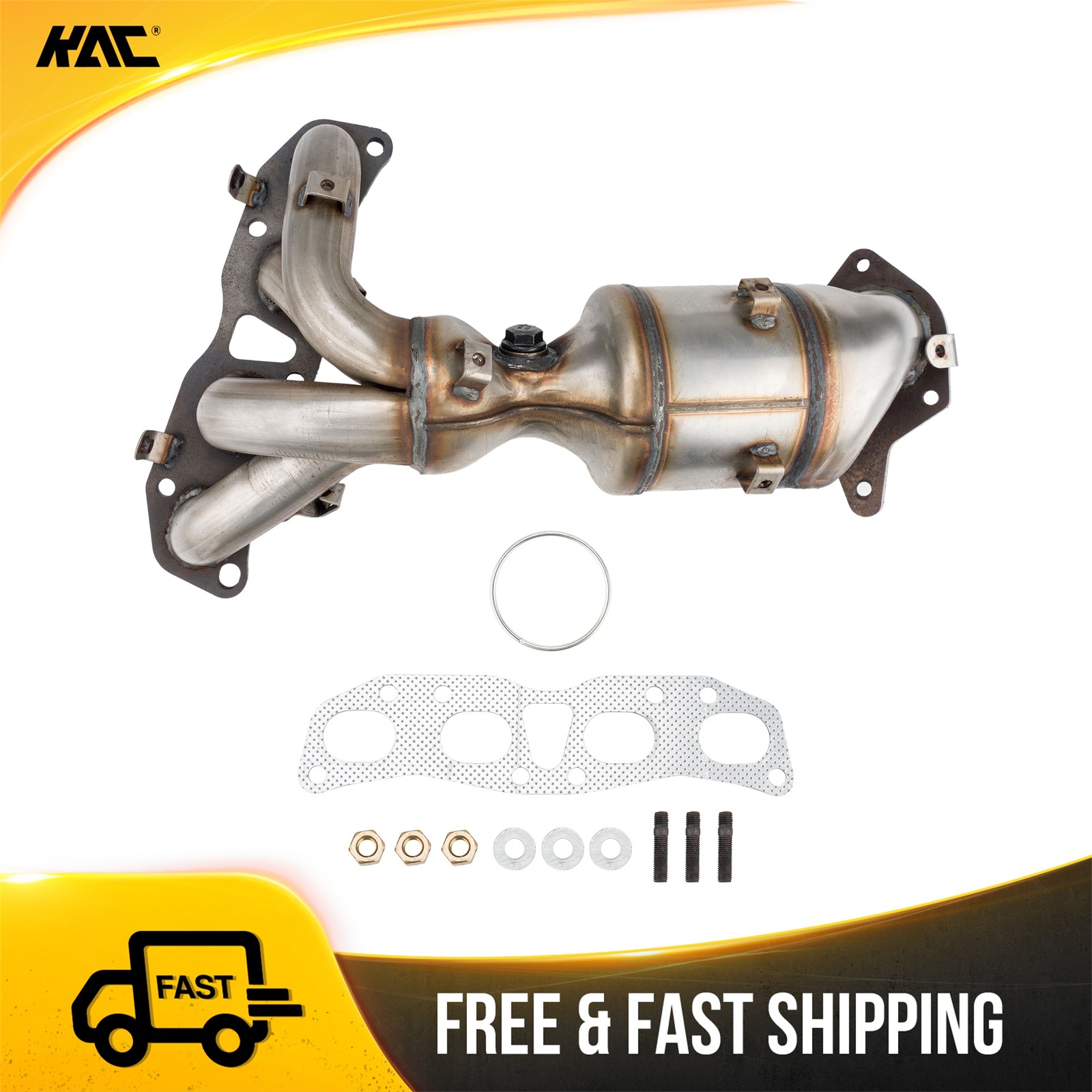 For 2013-2018 Nissan Altima 2.5L and 2014-2018 Rogue Front Catalytic Converter