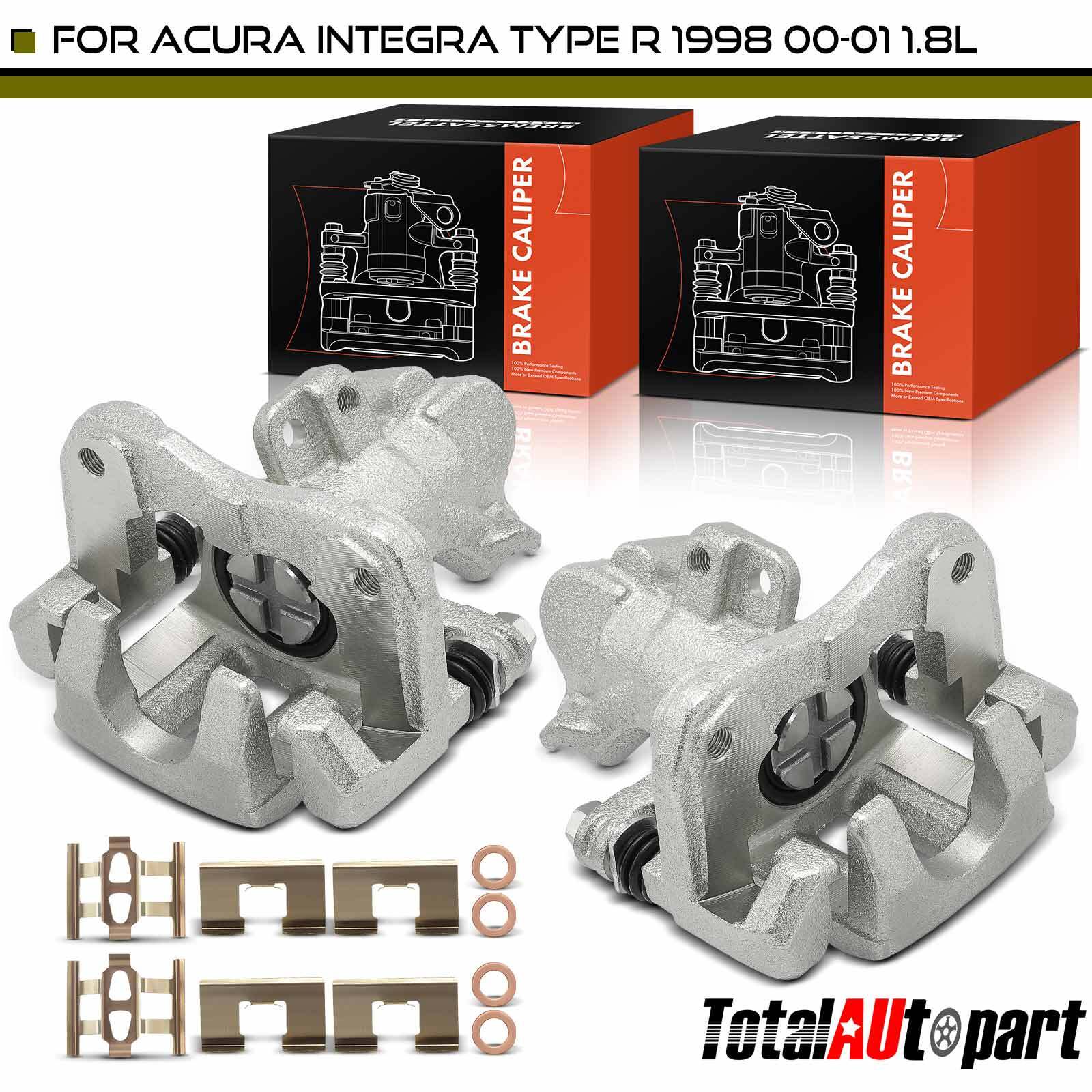 2x Brake Caliper for Acura Integra Type R 1998 2000-2001 L4 1.8L Rear LH & RH
