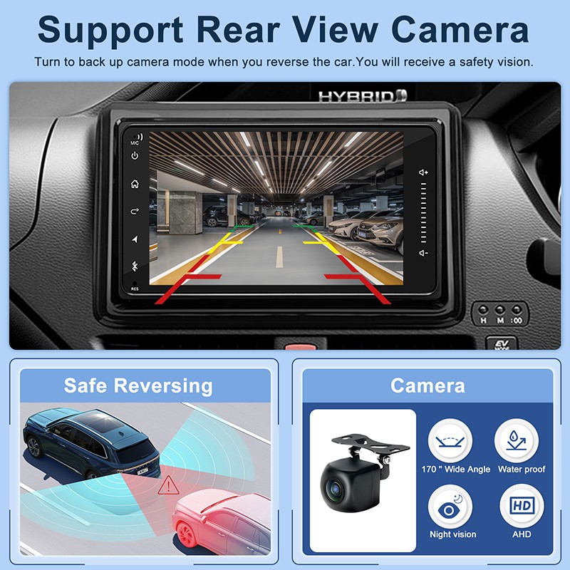 7″ 4+64GB Toyota Tundra 2000-2006 Car Radio Android 15 Apple CarPlay 2DIN GPS
