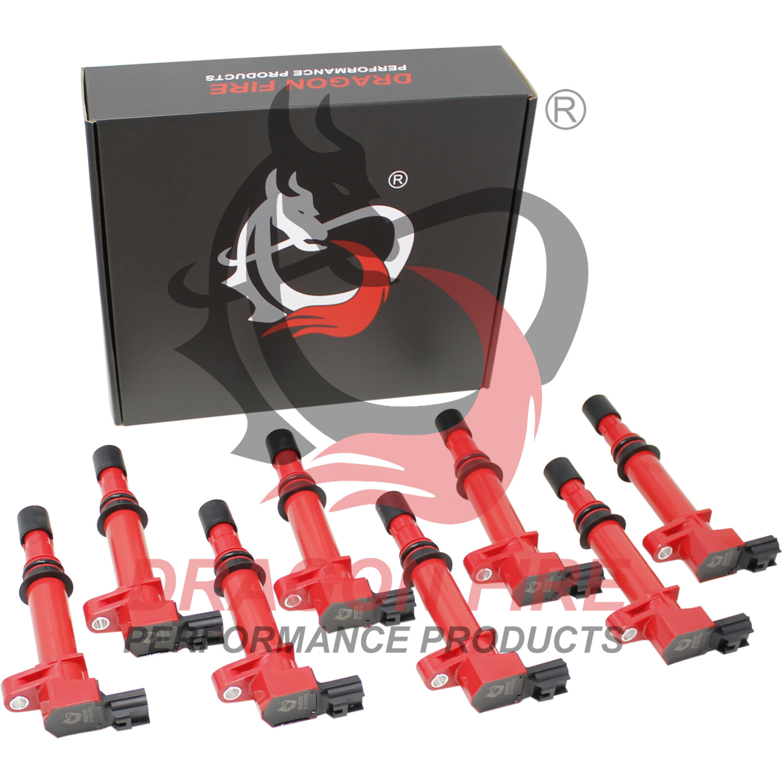 DRAGON FIRE PERFORMANCE Ignition Coil Set For 00-08 Dodge Jeep V8 4.7L UF270