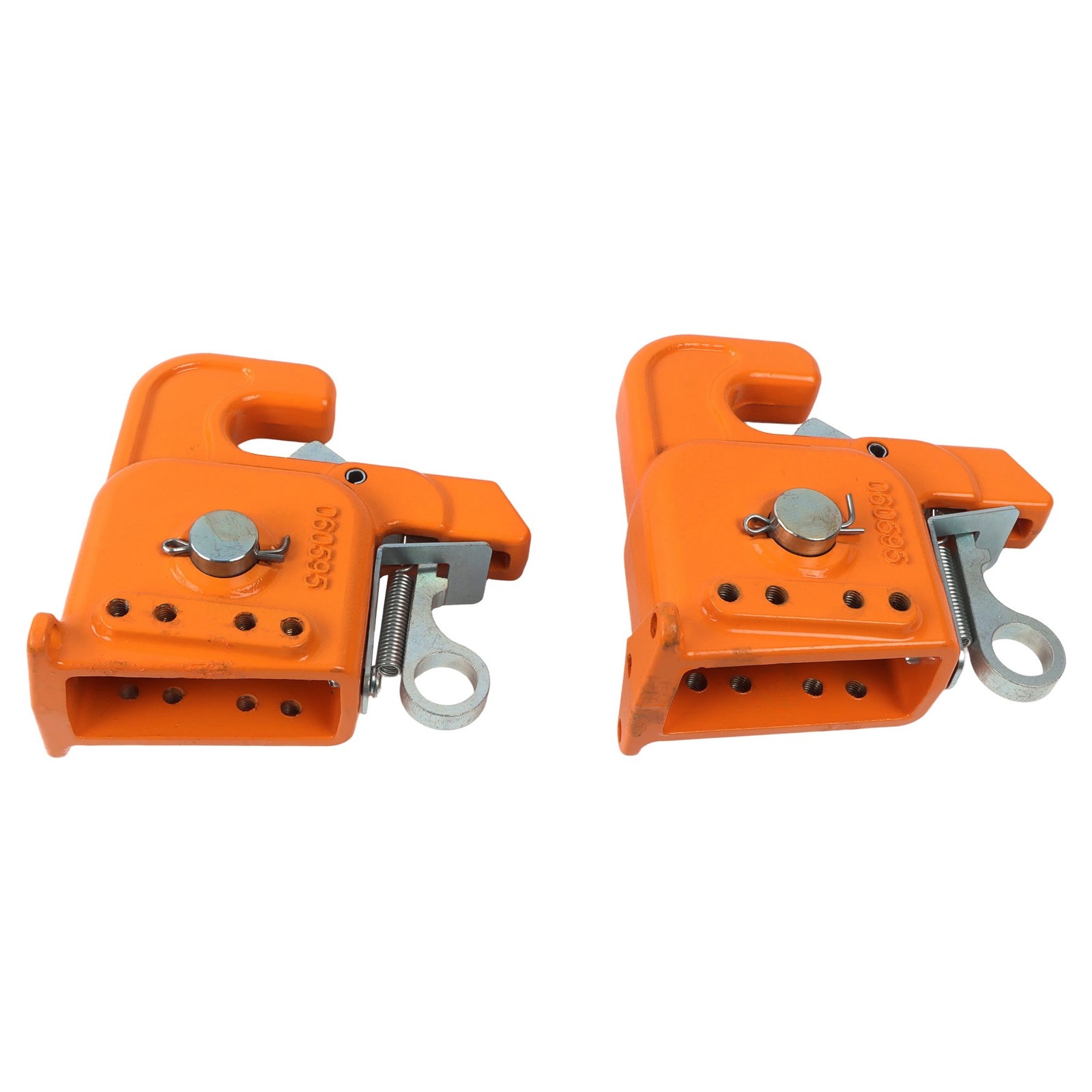 CAT 2 Quick Hitch Kit With Stabilizer Bar 4 Pairs Lynch Pin Washers Orange