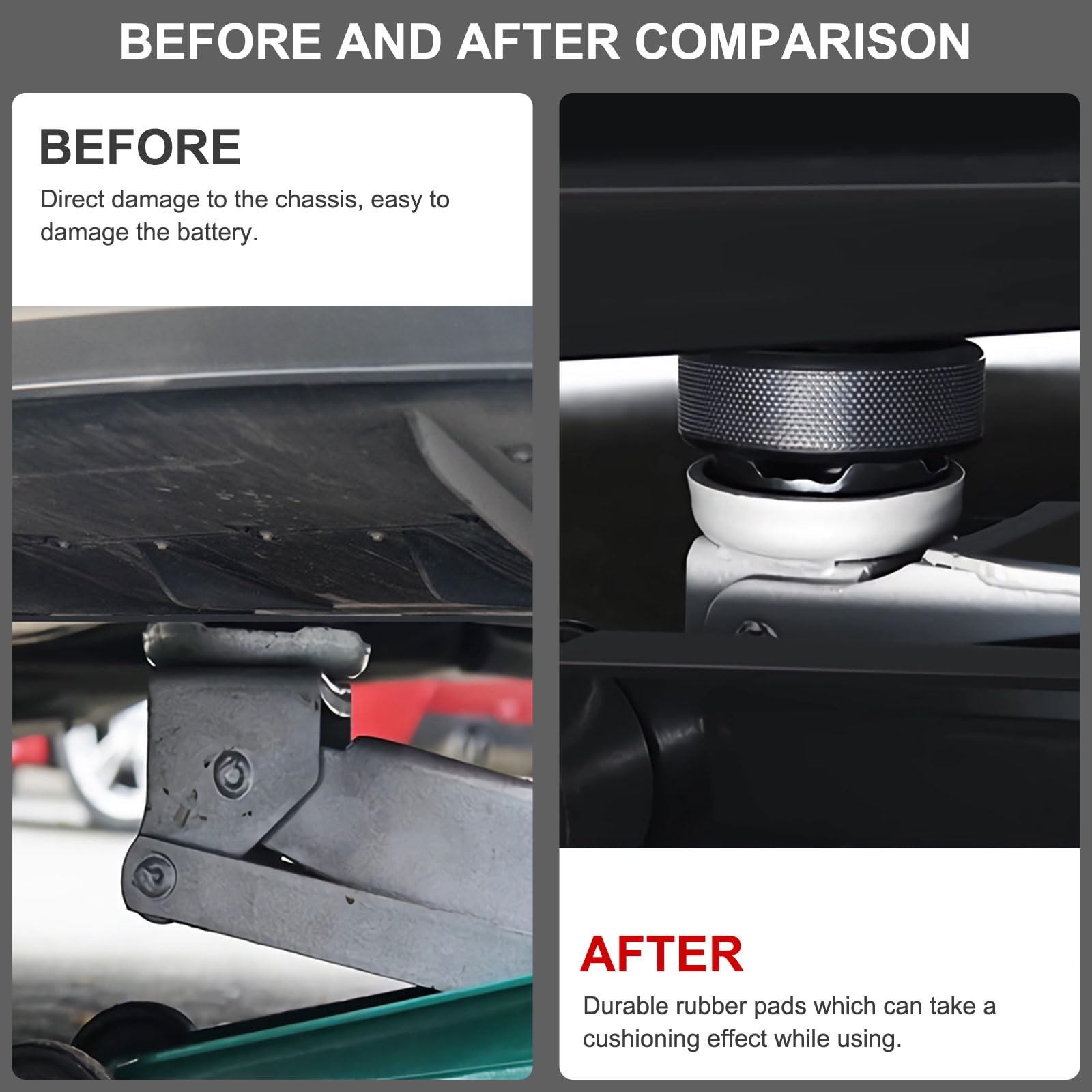 Edulnke Lifting Jack Pads Compatible with Tesla 3.1*3.1*1.9 inches, 1PCS