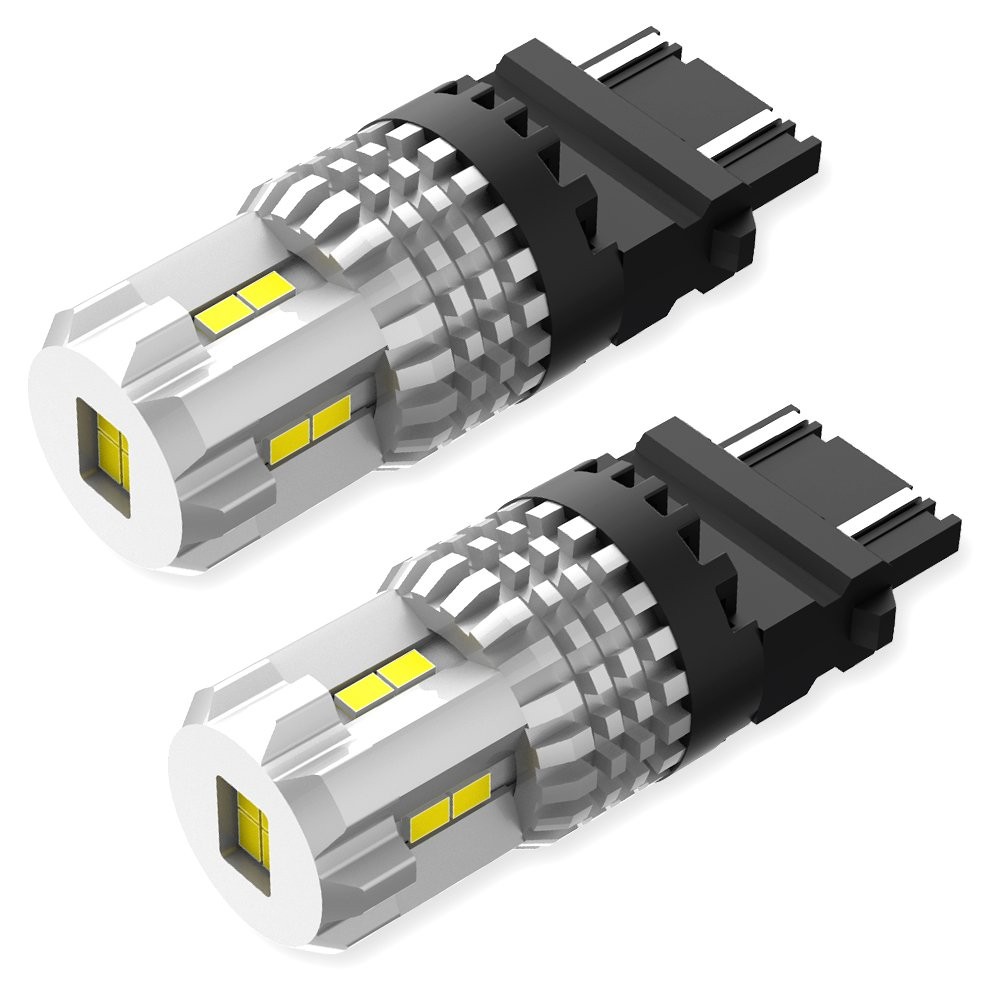 Bright White 12SMD 3157 3457 3057 Signal Backup Reverse Tail Turn LED Light Bulb