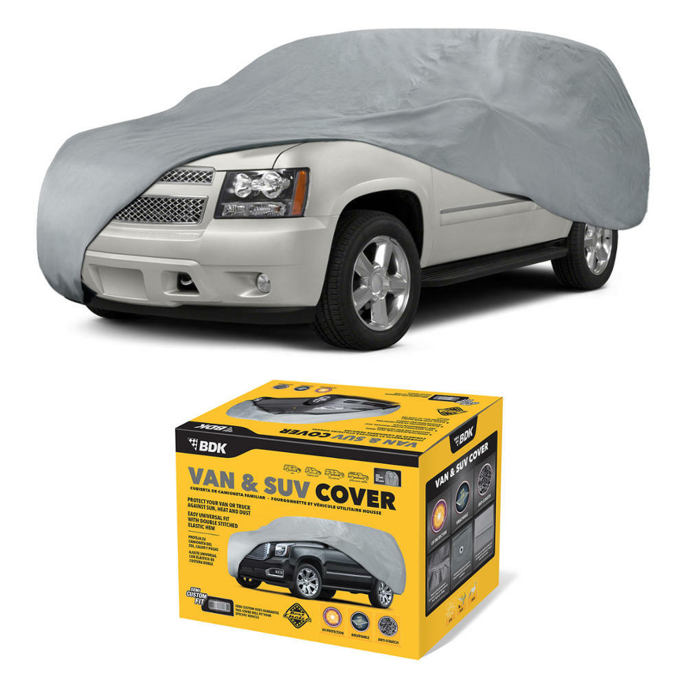 Van & SUV Car Cover BDK Breathable Heat Dust Dirt Scratch Universal Protection