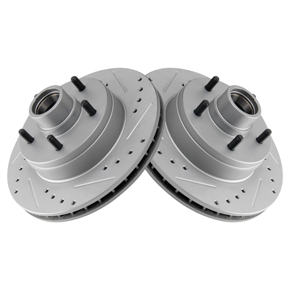 TRQ Performance Front & Rear Brake Rotors Set Performance Fits Chevrolet