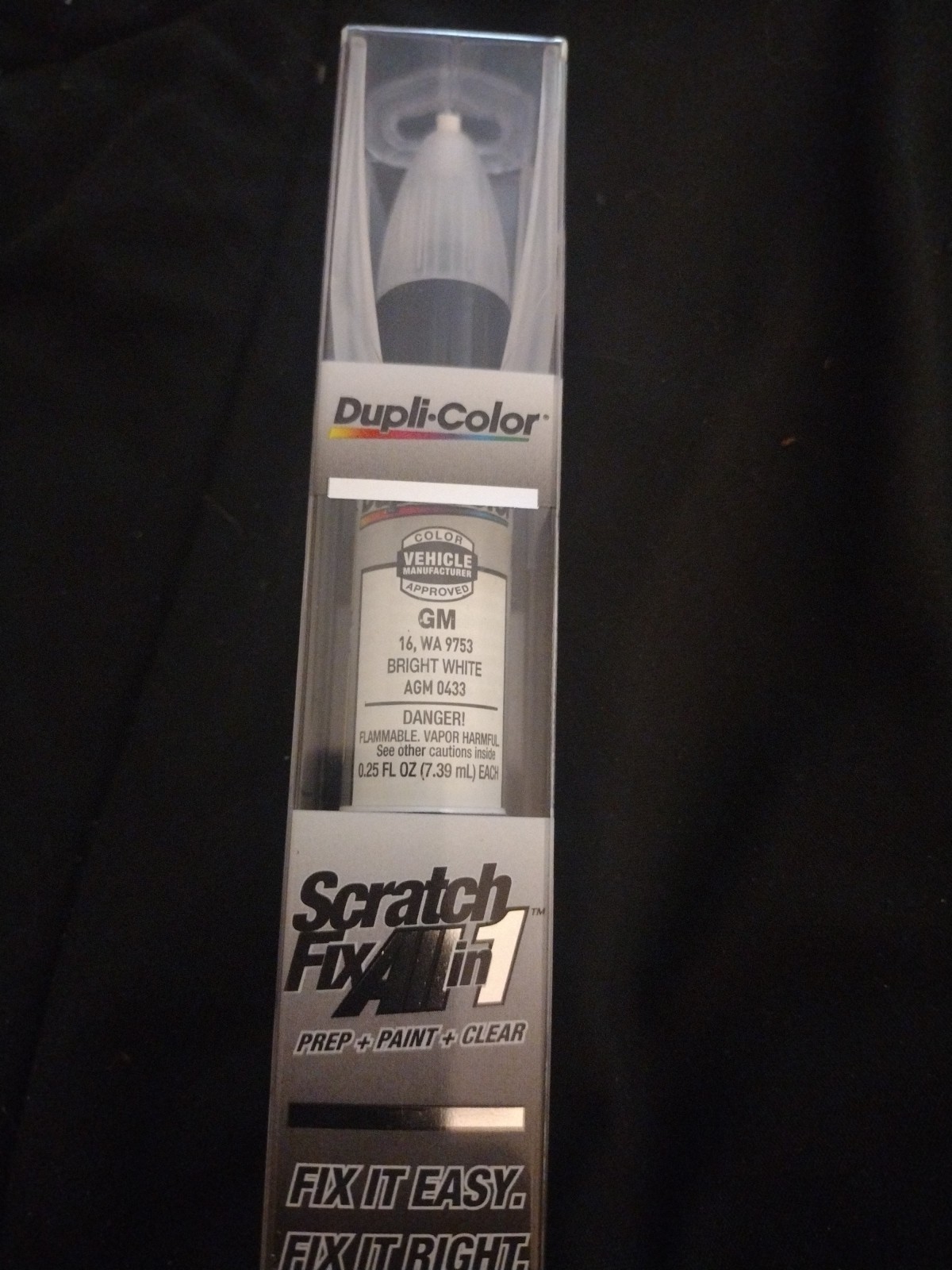 Dupli-Color Scratch Fix GM Bright White 16, WA 9753, AGM 0433 0.25oz