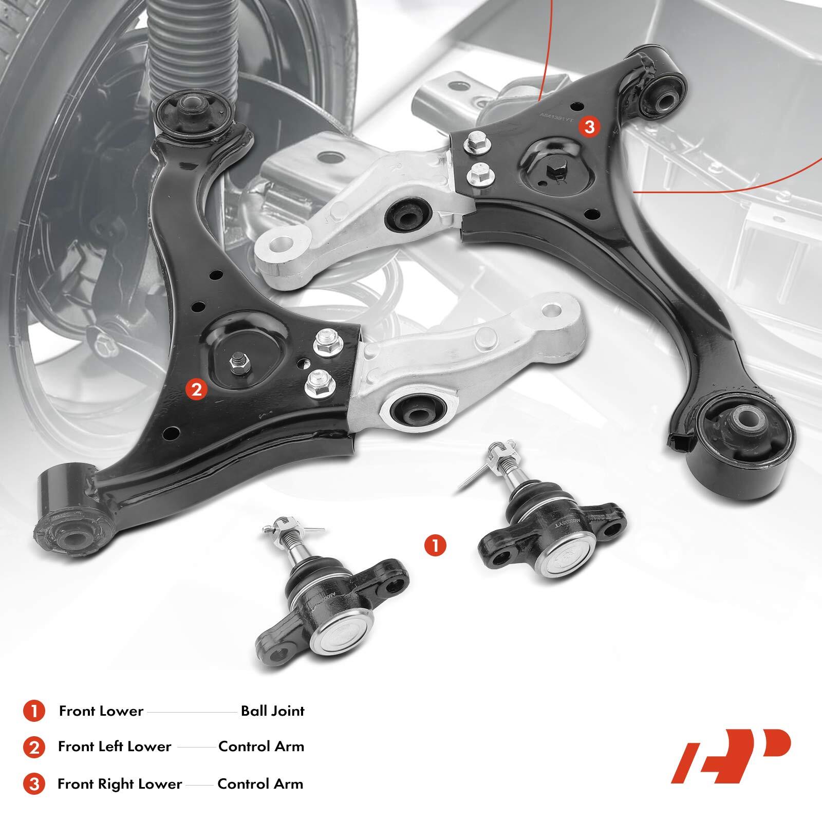 A-Premium 4x Front Lower Control Arm & Ball Joint for Hyundai Sonata 2006-2010