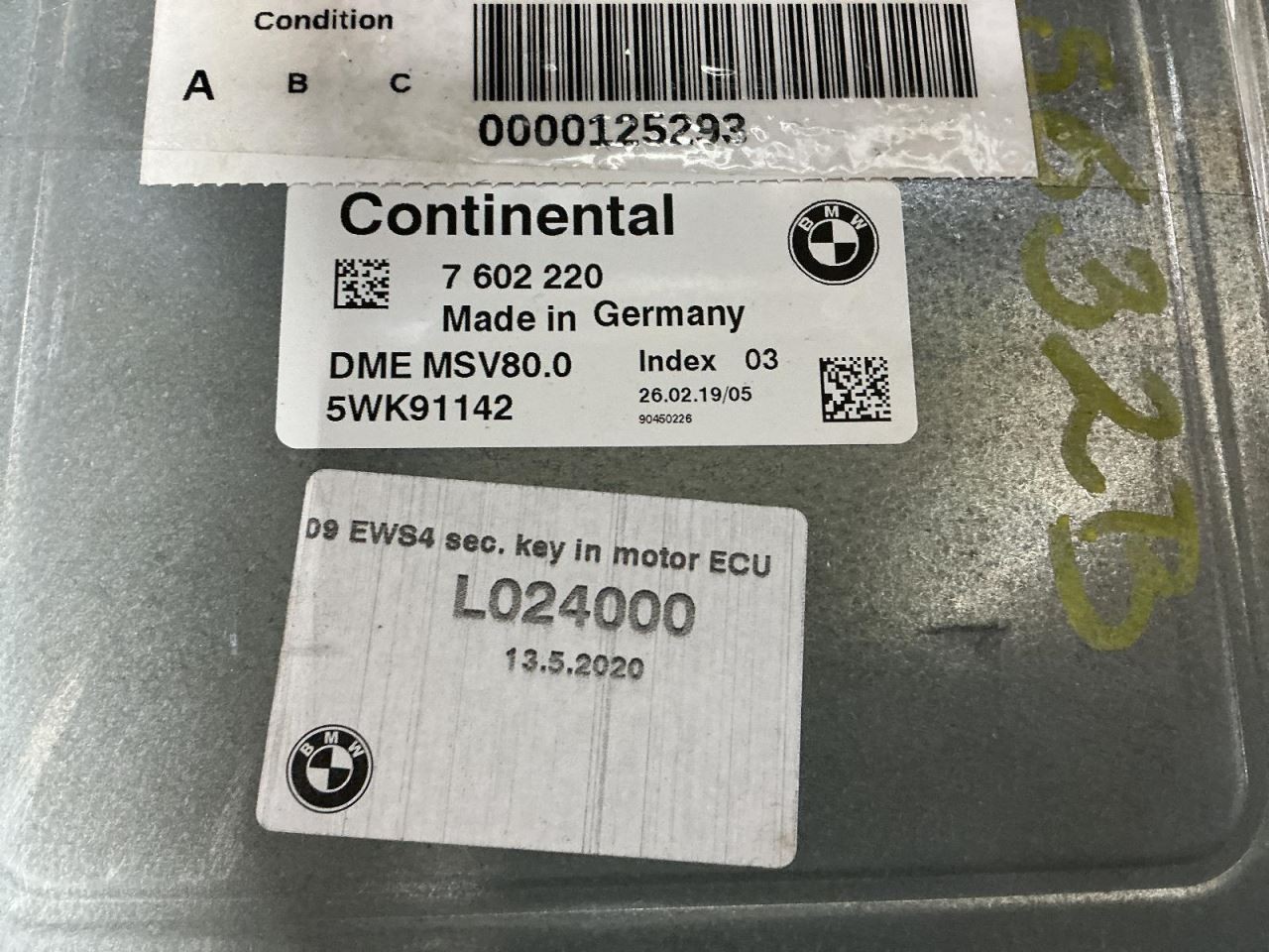 Engine ECM Electronic Control Module Sedan Fits 07-10 BMW 323i 855611