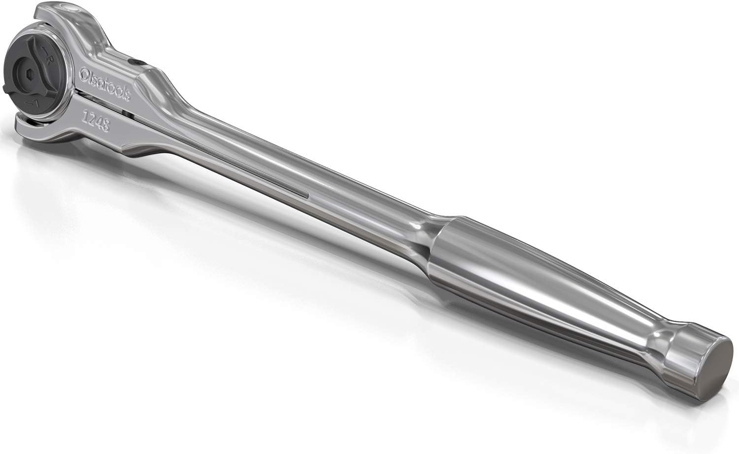 Swivel Head Ratchet – 1/2-Inch Drive with 90-Tooth Round Head – Roto-Style So…