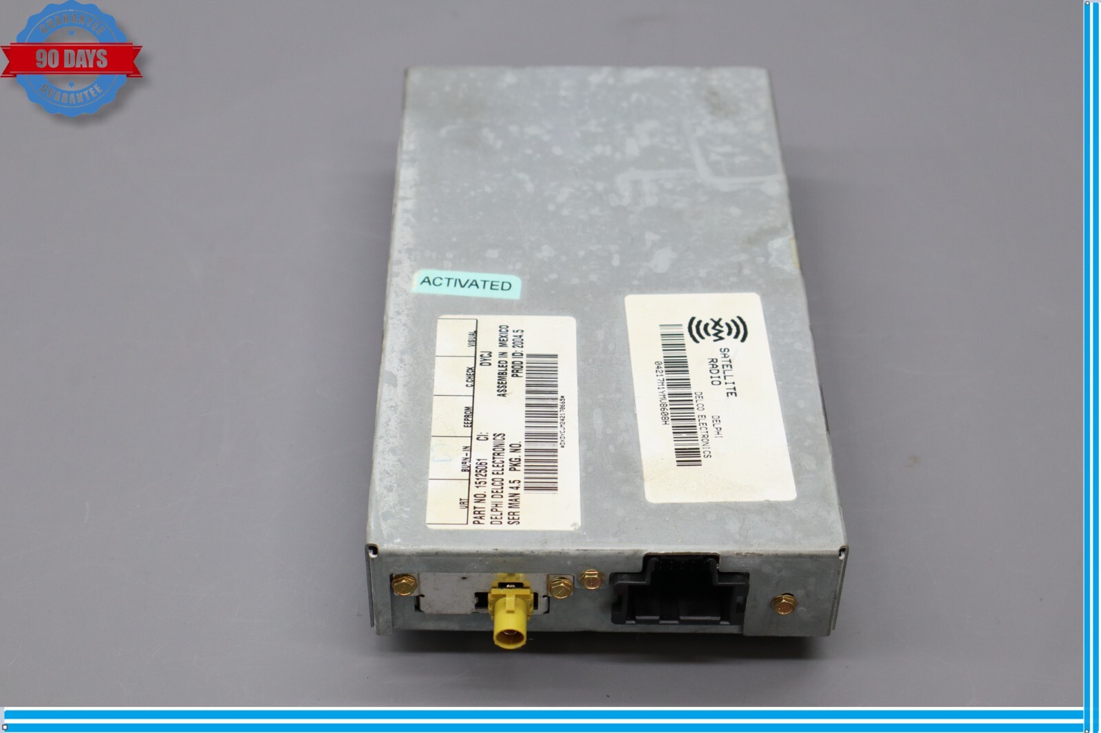 03-07 Hummer H2 Radio Satellite Receiver Control Module 15125061 Oem