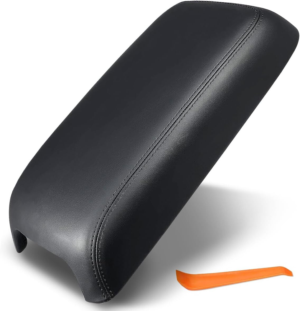 PU Leather Center Console Armrest Cover Lid ABS Replacement Fits 11-21 Charger