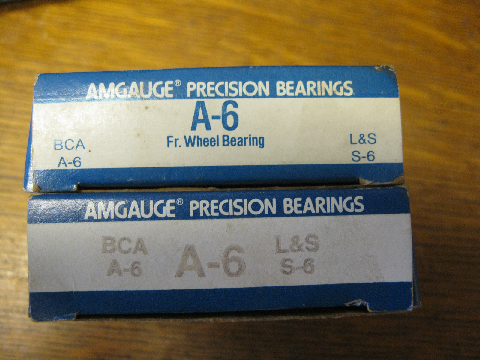 Amgauge A-6 Front Wheel Bearing Pair of 2