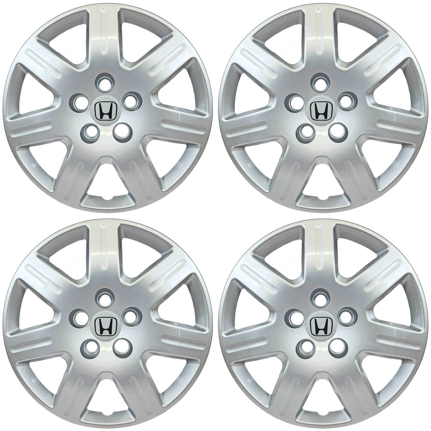 ? Fits 2006-2011 Honda Civic 452-16S + LOGO 16″ Replacement Hubcaps NEW SET/4 ✅