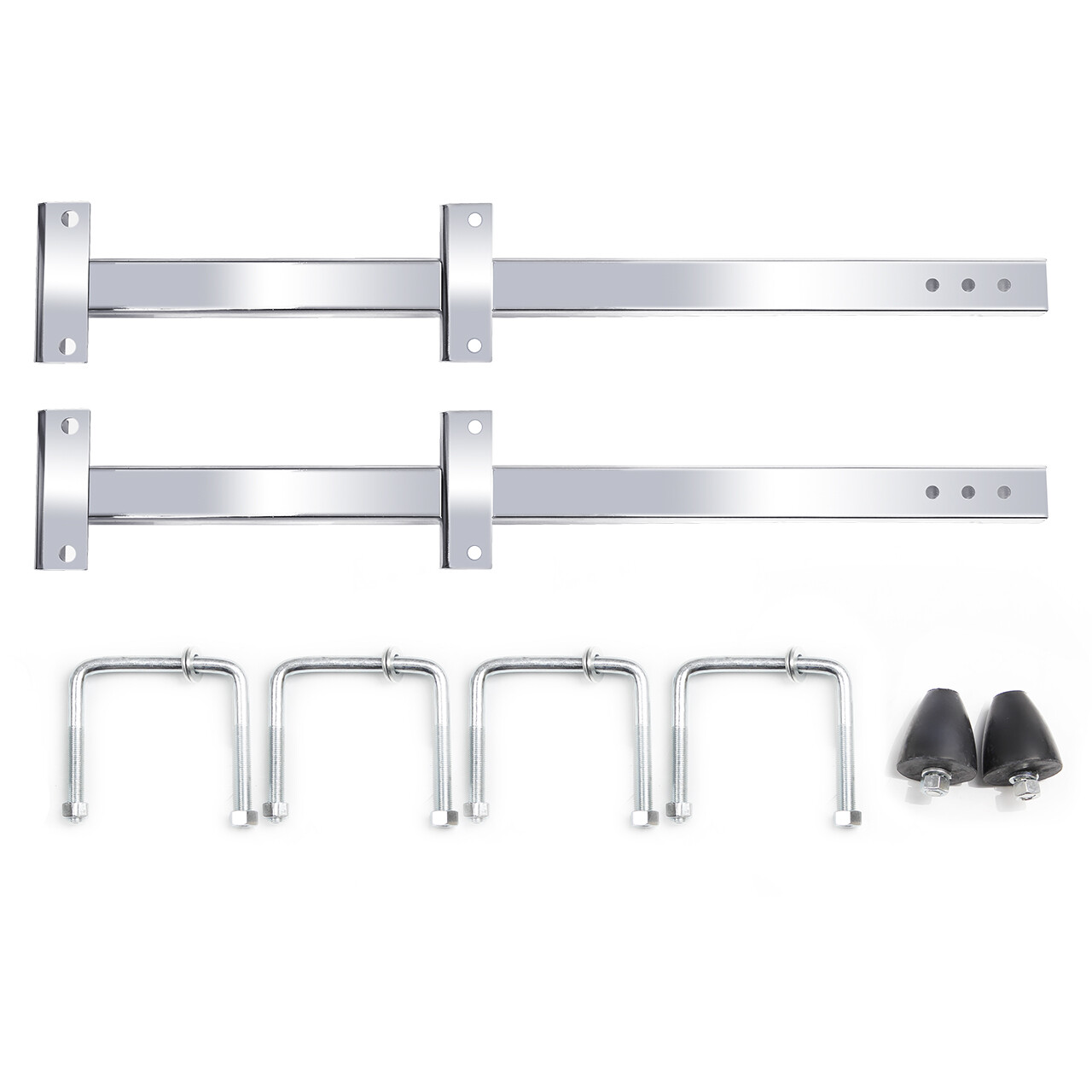 Universal Pair 20470 for Ford Chevy 28″ Traction Bars Chrome Plated Steel 5.7L