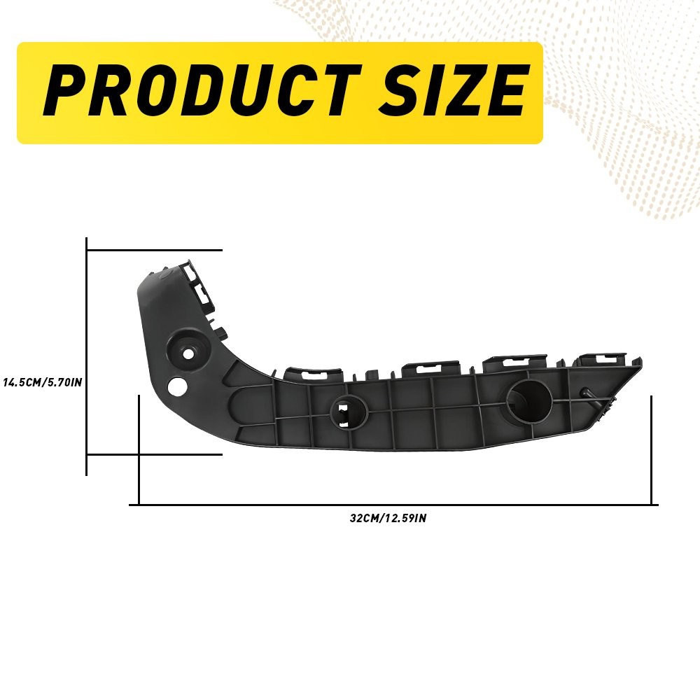 Bumper Bracket For 2014-2021 Toyota 4Runner Front Driver & Passenger Side Pair
