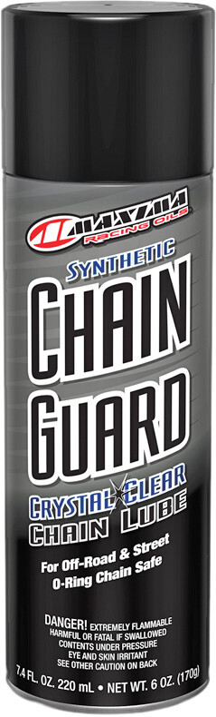 MAXIMA CHAIN GUARD Crystal Clear 100% Synthetic Chain Lube Oil Spray 7.4 fl oz