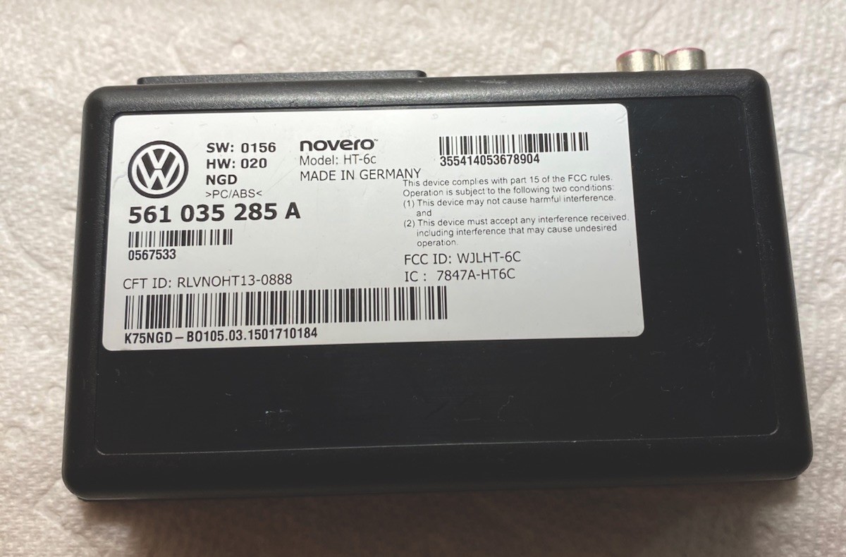 Volkswagen Beetle, Passat, Jetta, CC 2014-2018 OEM Nav Control Module 561035285A