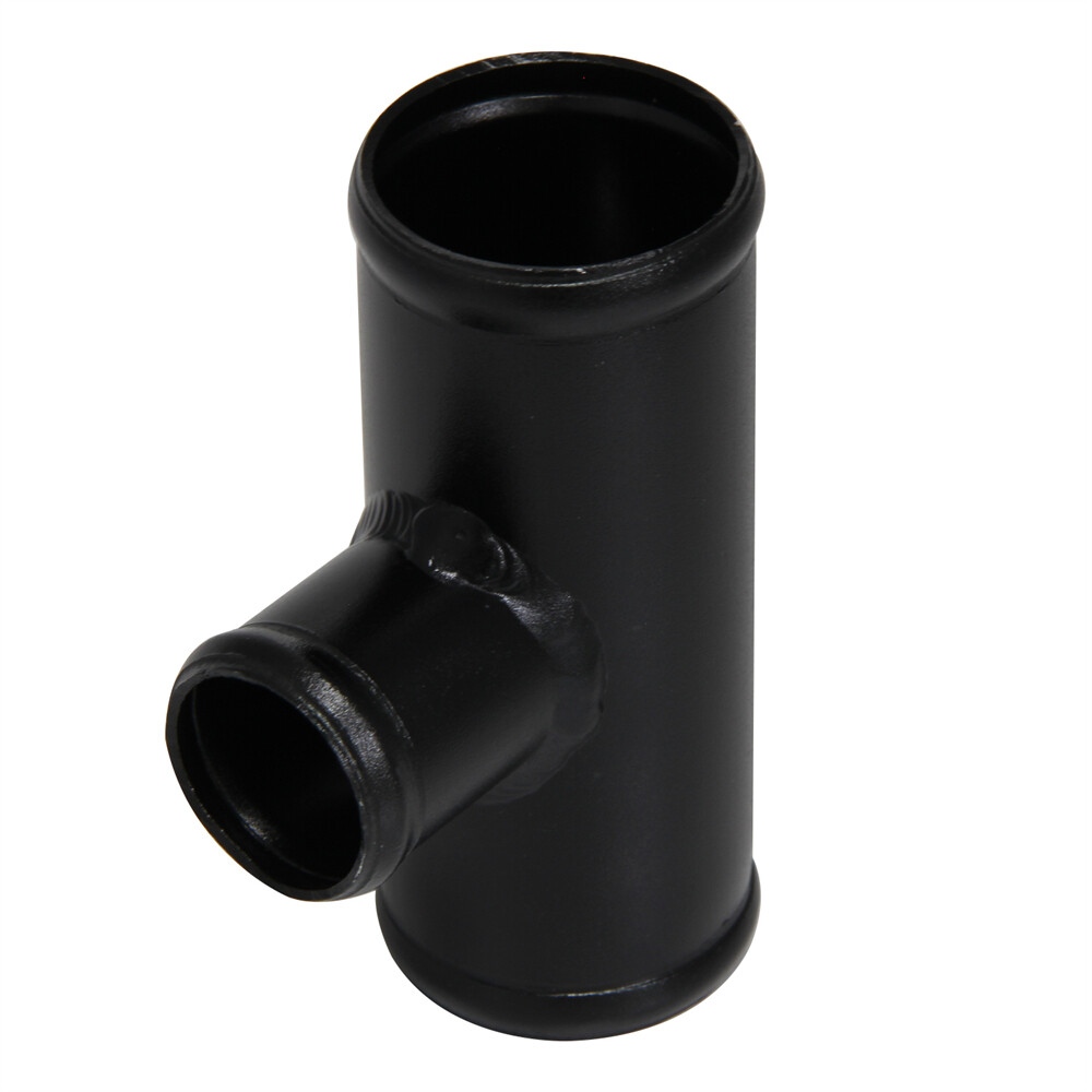 2” 51mm Blow Off Valve Adapter Aluminum T-Pipe Shape Tube for 35mm ID BOV Black