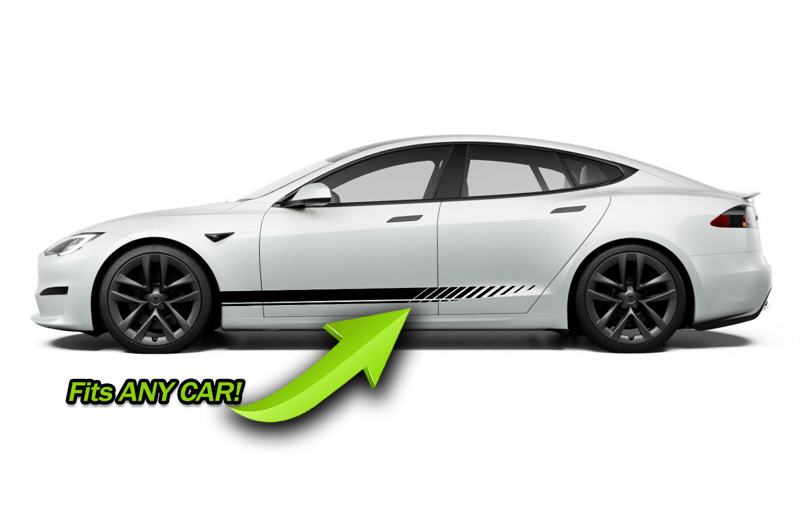 Strobe Racing Side Door Stripes Vinyl Decal Sticker Universal FITS Any Car