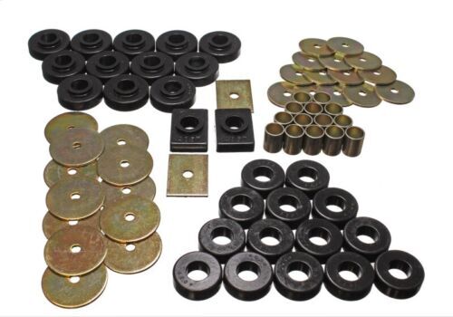 Energy Suspension For 55-57 Bel air Body Mount Set Black – 3.4106G
