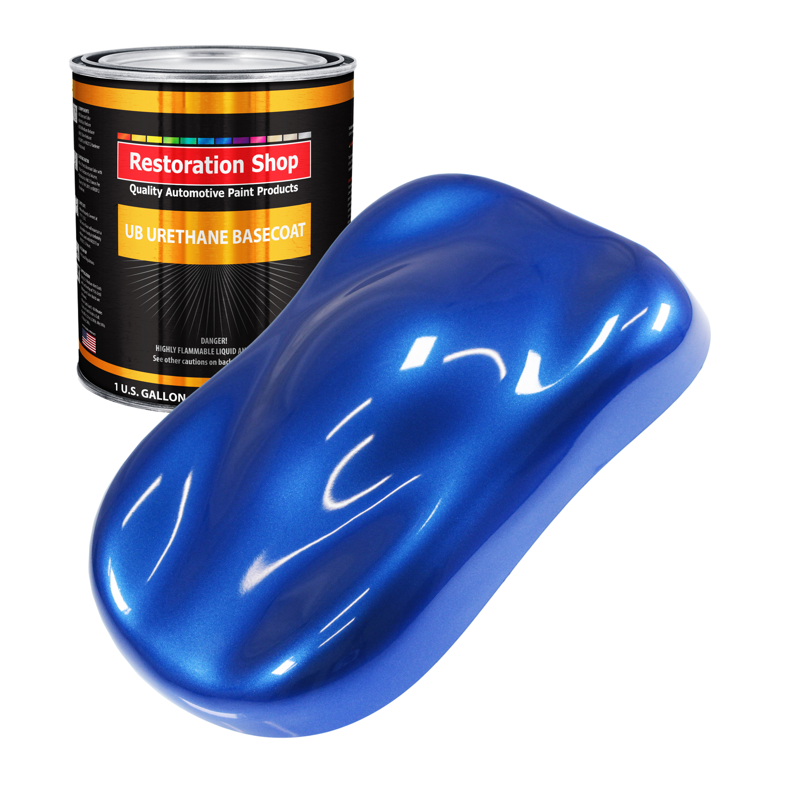 Daytona Blue Pearl 1 Gallon URETHANE BASECOAT Car Auto Body Paint