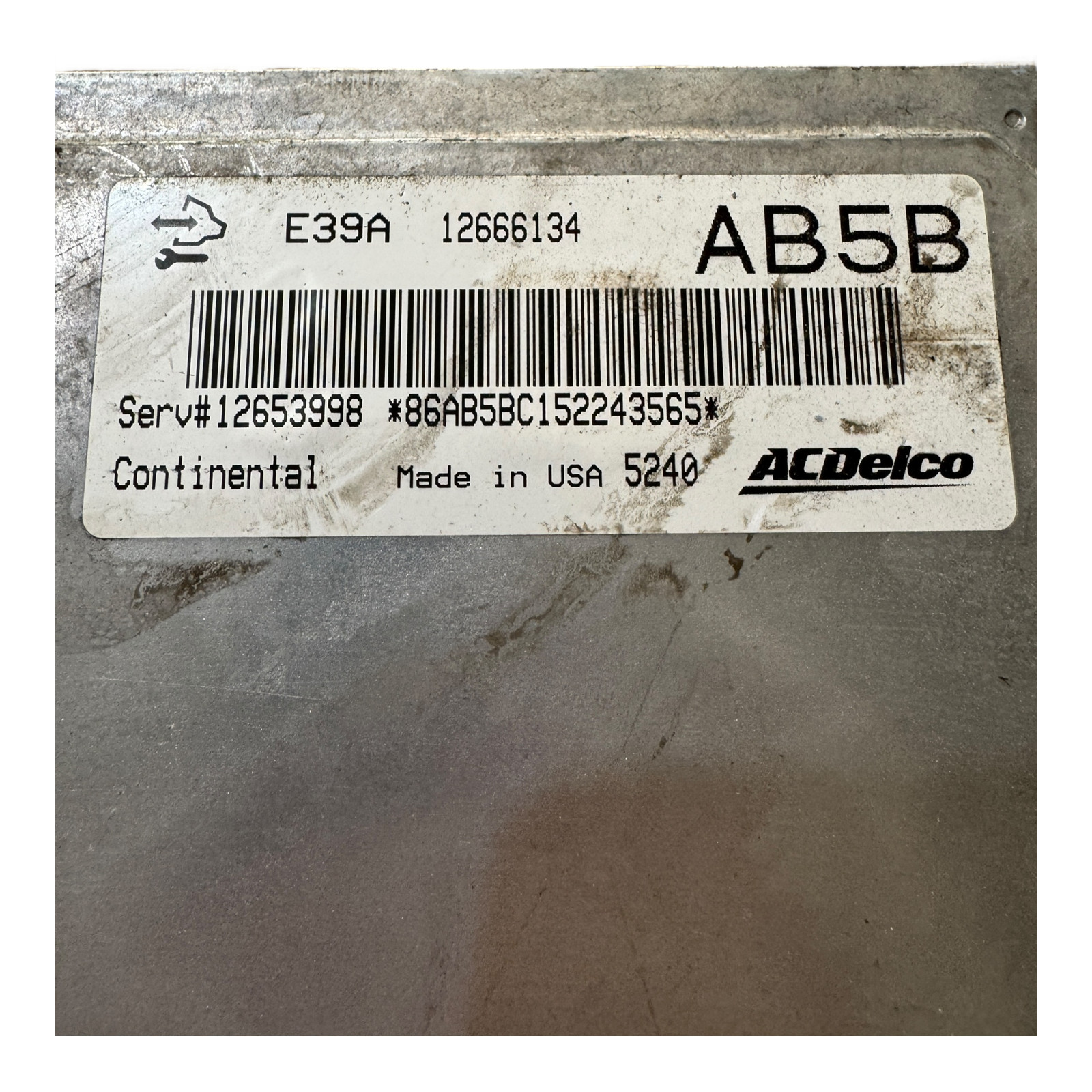 2014 Chevrolet Impala 3.6L Engine Control Module ECM 12666134 OEM