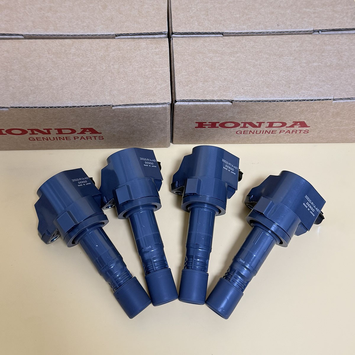 4X Honda 30520-R1A-A01 Ignition Coils for Civic 12-15 HR-V Acura L4 1.8L 2.0L