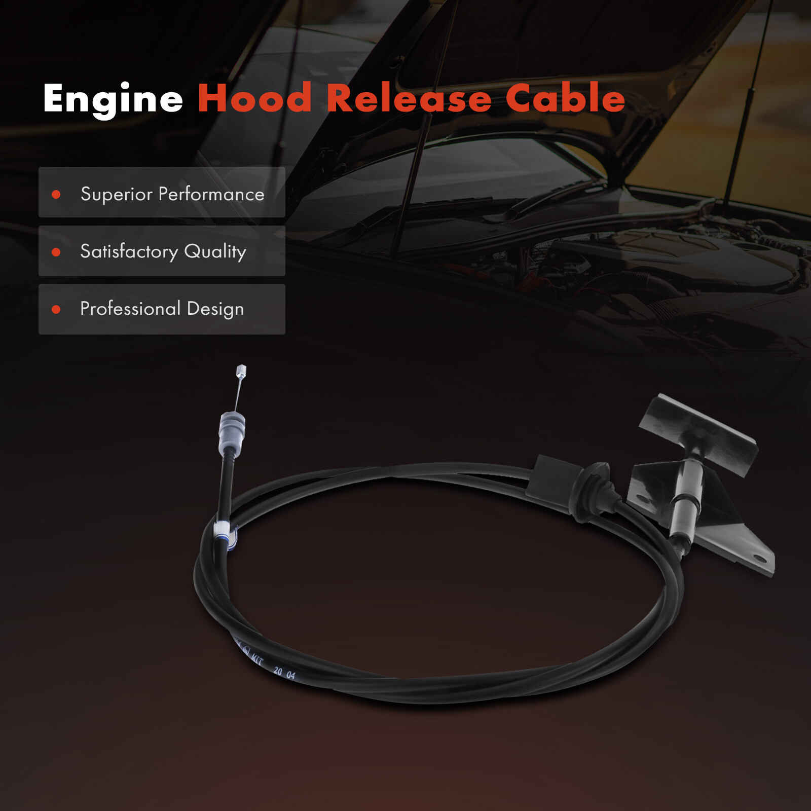 Hood Release Cable with Handle for Chevrolet S10 S10 Blazer GMC Jimmy S15 Sonoma
