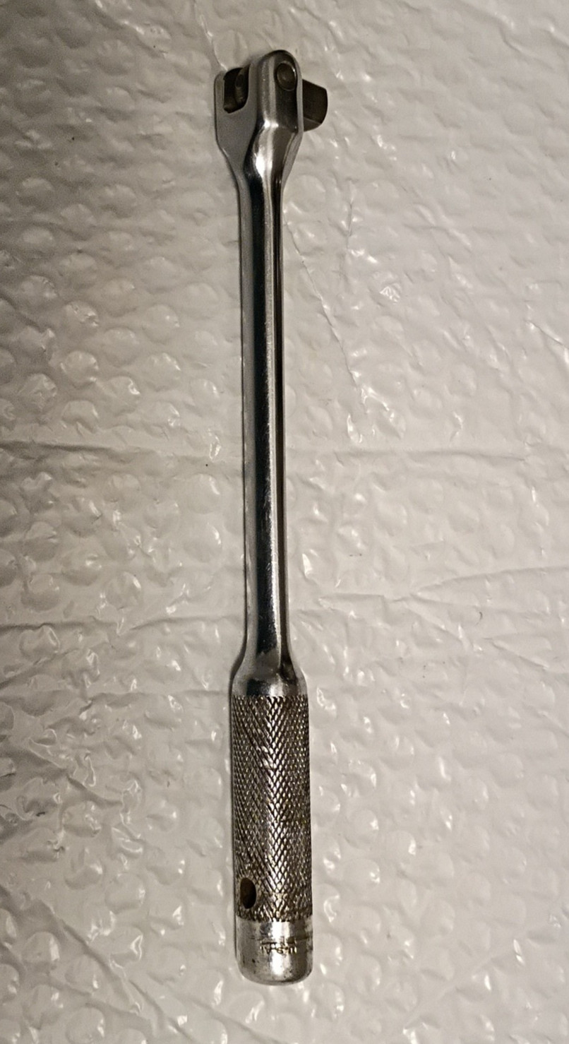 DURO CHROME 4481, 3/8″ BREAKER BAR, 8.5″ LONG * KNURLED HANDLE *