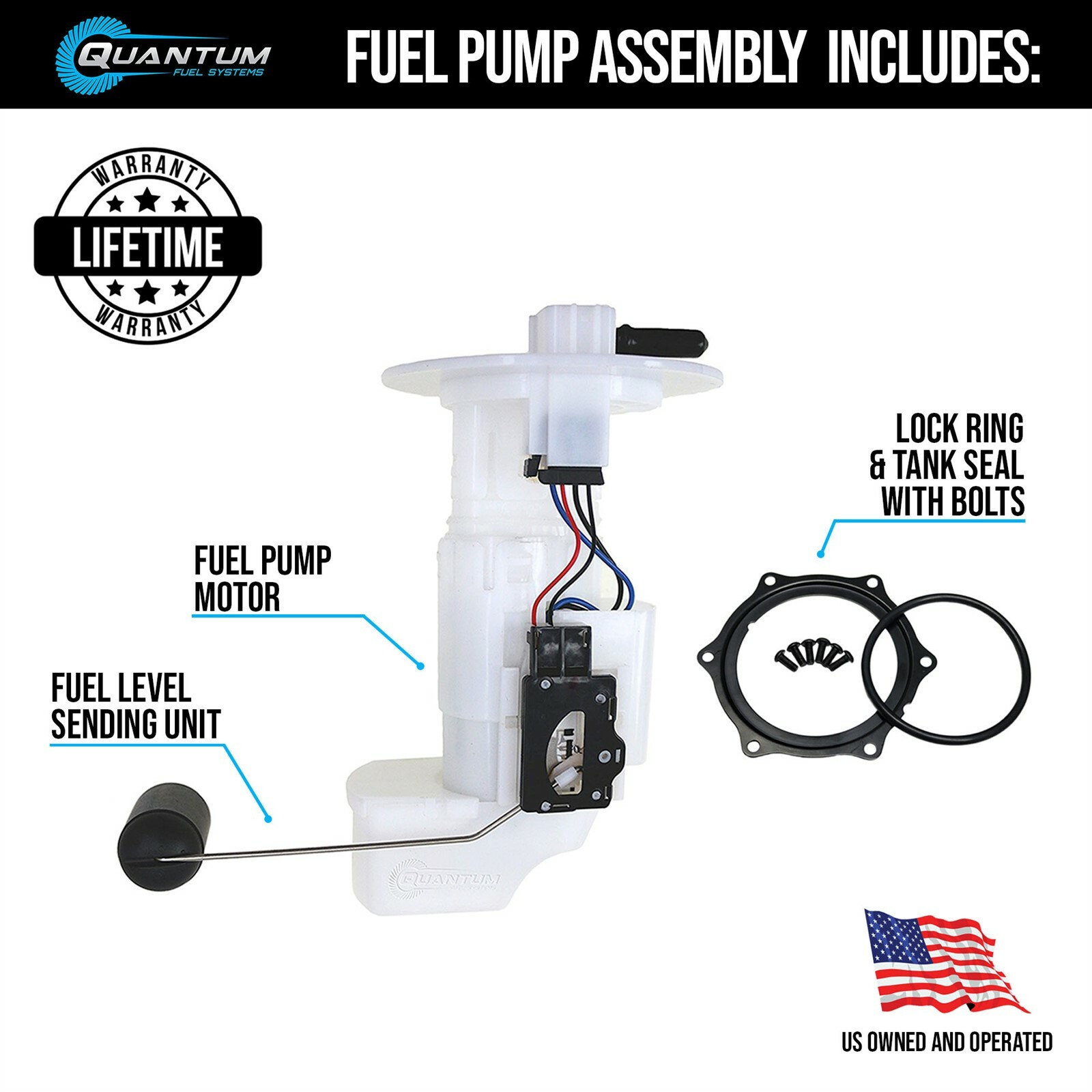 EFI Fuel Pump Module Assembly for 2008-2023 Kawasaki Brute Force 750 #49040-0717