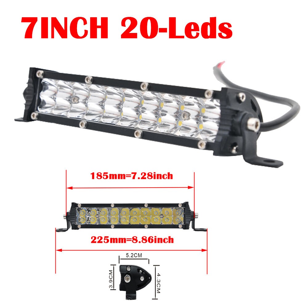 7 13 20 25 32 38 45 50″ 480W 8D Ultra Slim Led Work Light Bar Car Trucks SUV UTE