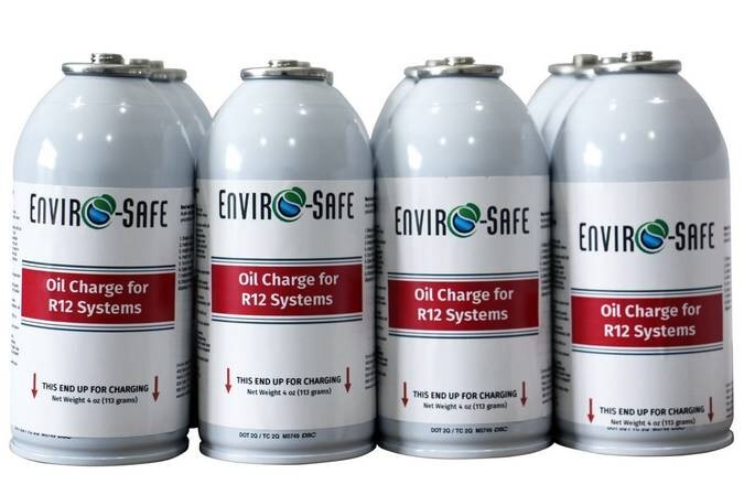 Oil Charge for R12, Auto A/C, Refrigerant oil