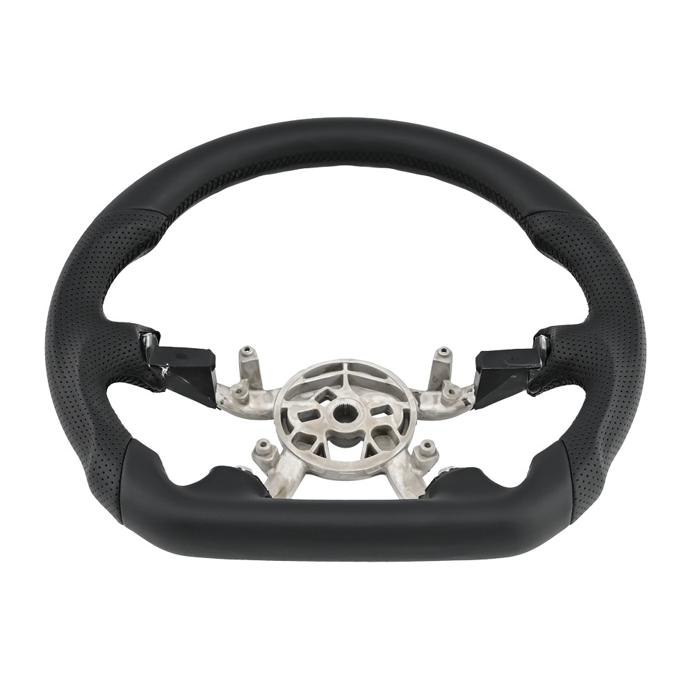 Premium Full Leather Steering Wheel For 1997-2004 Chevy Corvette C5 D-Shape Flat