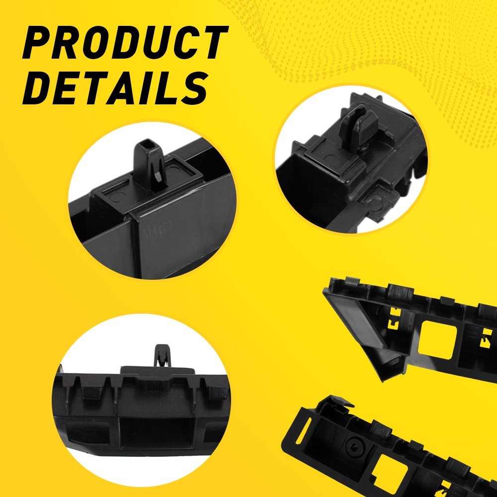 2/3Set Left Right Bumper Support Brackets For 12-15 Volkswagen Passat 561807183A