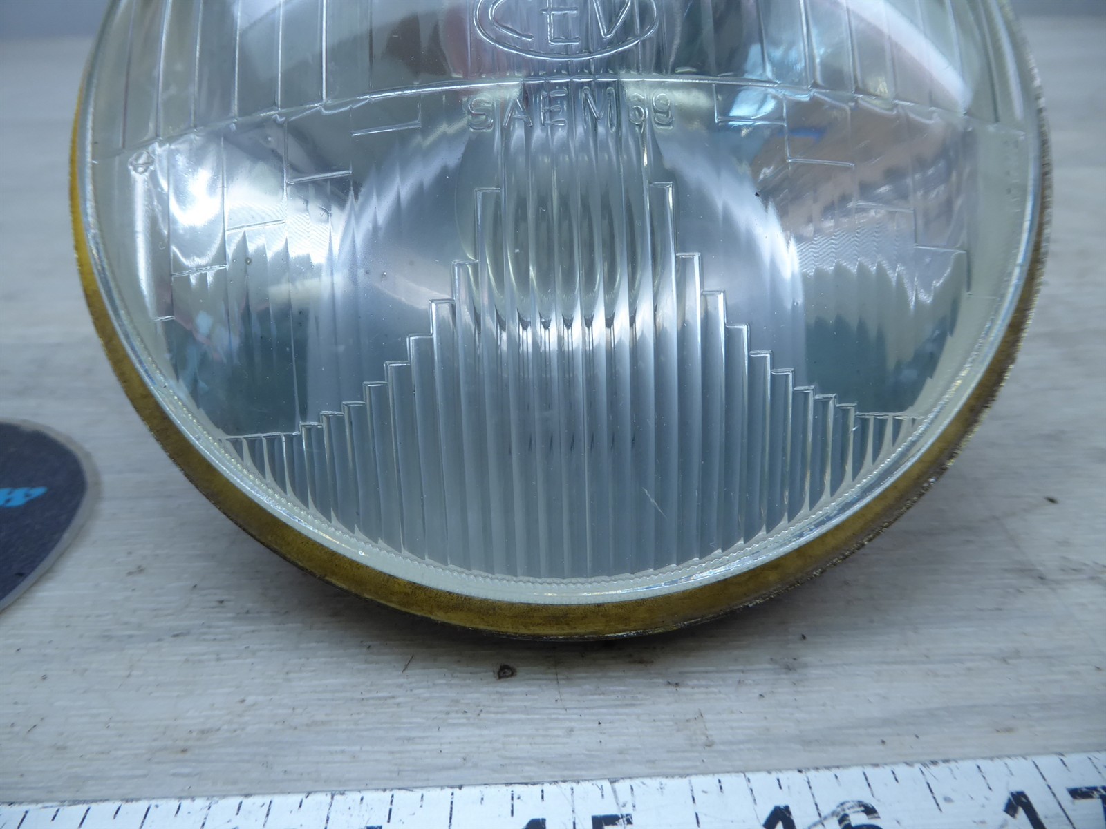 1975 AMF Harley SX 125 S21005. CEV sealed beam headlight
