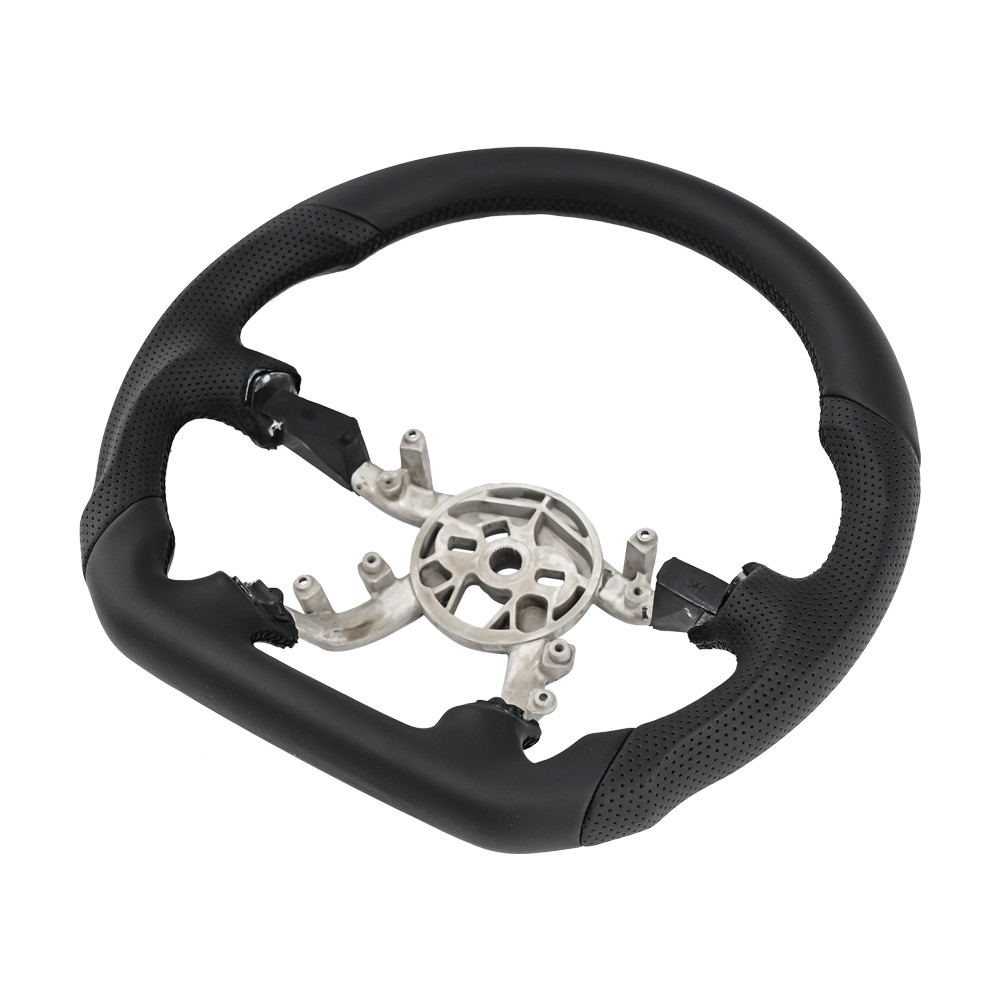 Premium Full Leather Steering Wheel For 1997-2004 Chevy Corvette C5 D-Shape Flat