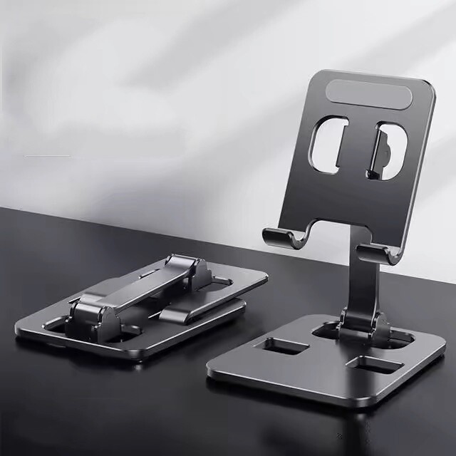 Metalfolding Phone Tablet Desktop Stand Desk Holder Mount Cradle For iPhone NEW