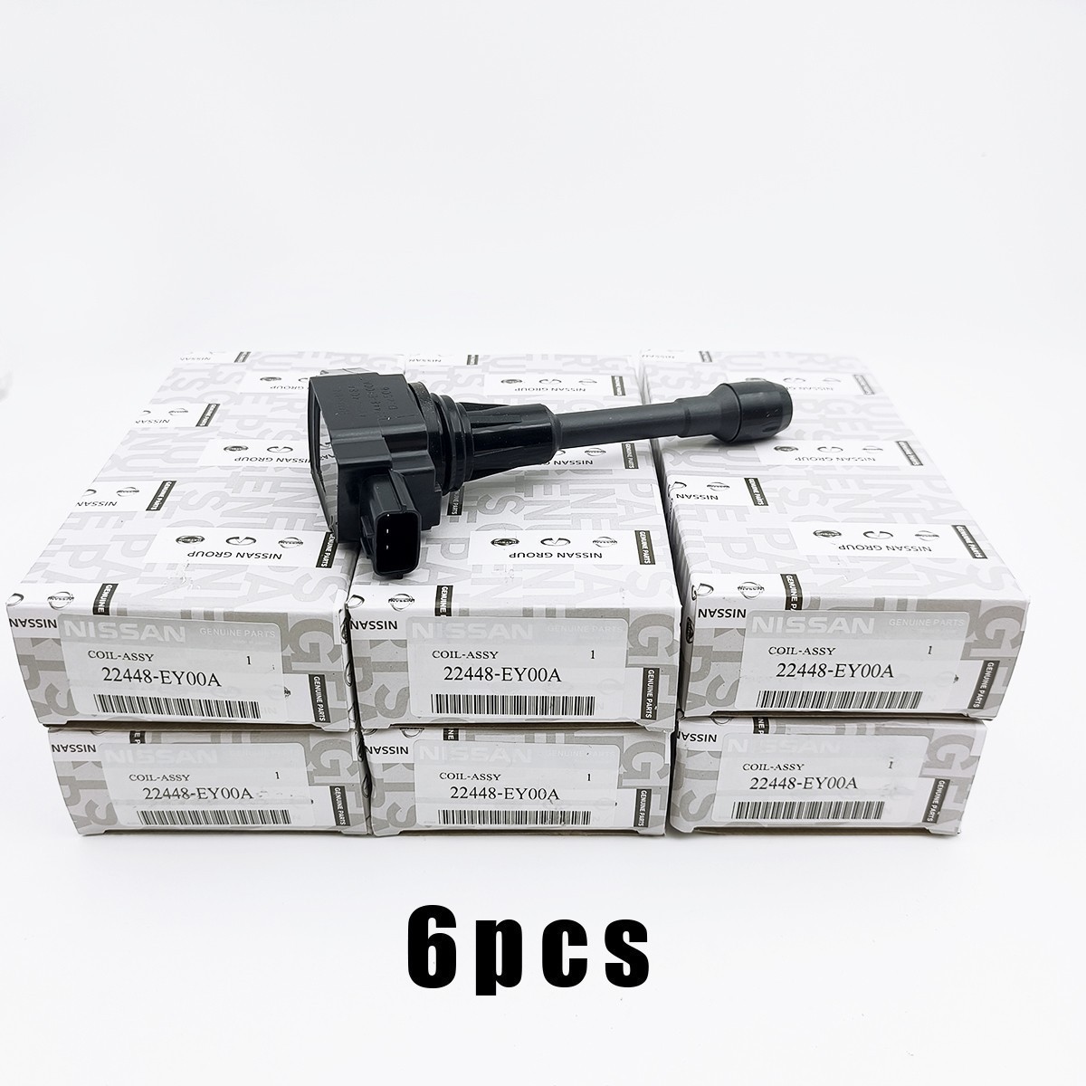 Pack of 6 Ignition Coils For Nissan 370Z Infiniti FX50 G37 M37 3.7L 22448-EY00A