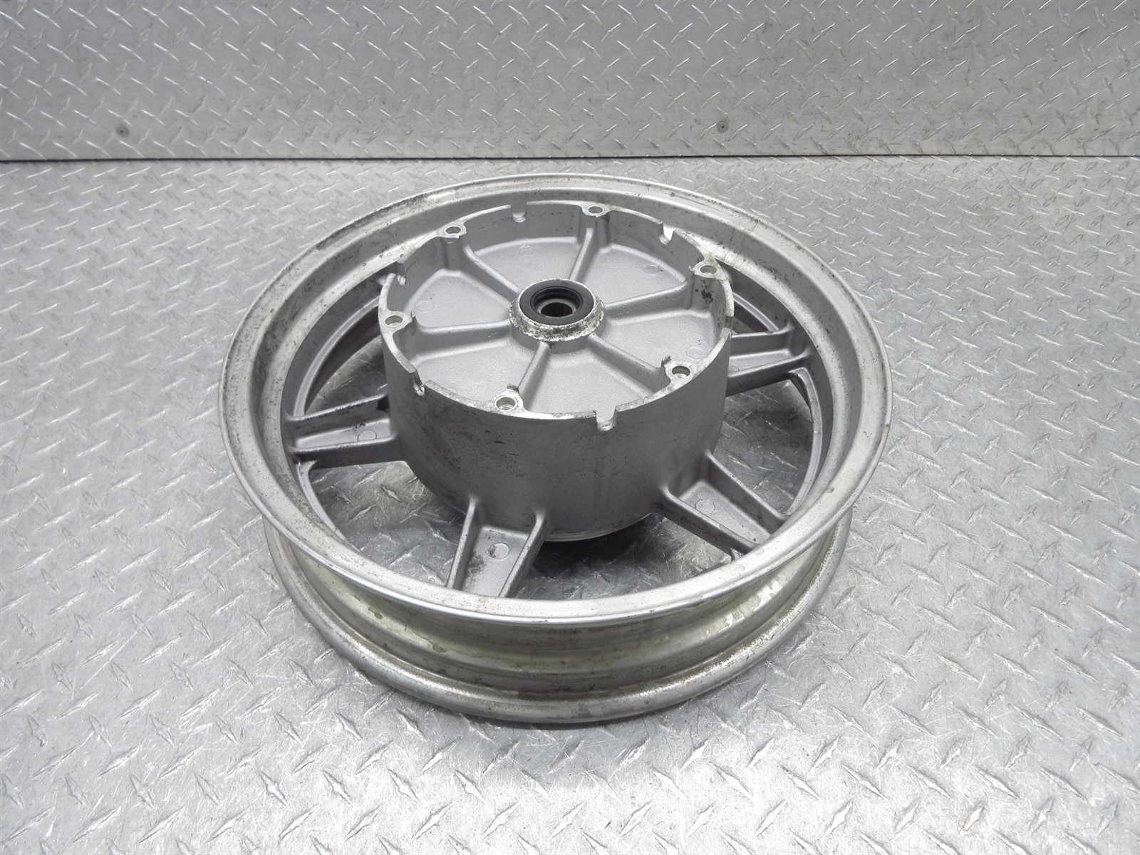 1991 91-94 Honda GL1500 Goldwing Rear Wheel Rim 16×3.5 Straight True Video OEM