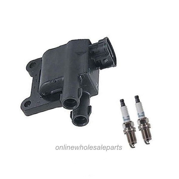New Ignition Coil & 2 Spark Plug B333 IC476 For 97-01 Toyota Camry RAV4 Solara