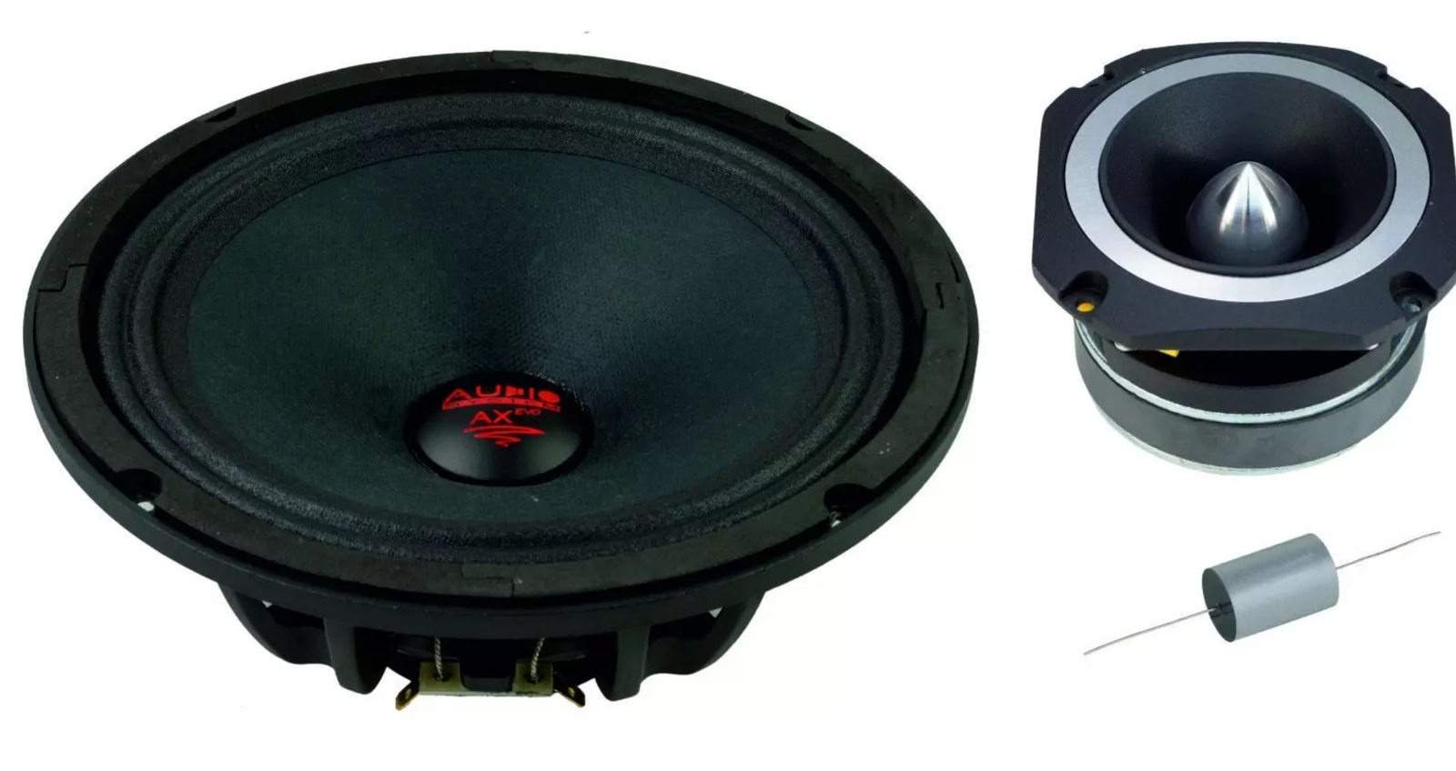 Audio System H 200 PA 20 cm (8″) Component Speaker Set Extreme Kickbass