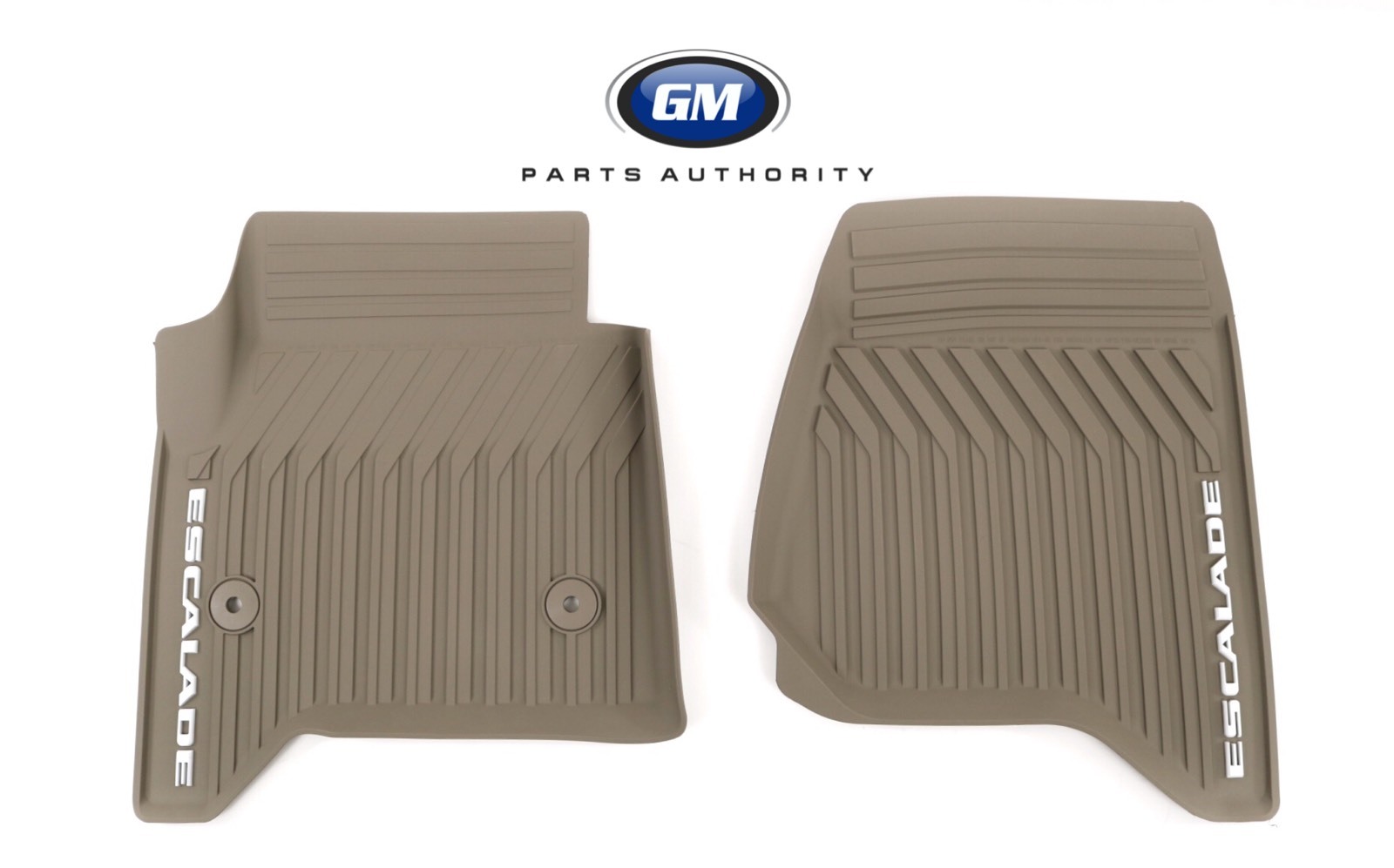 2015-2020 Cadillac Escalade ESV Premium All Weather Mat Package Dune Genuine OEM