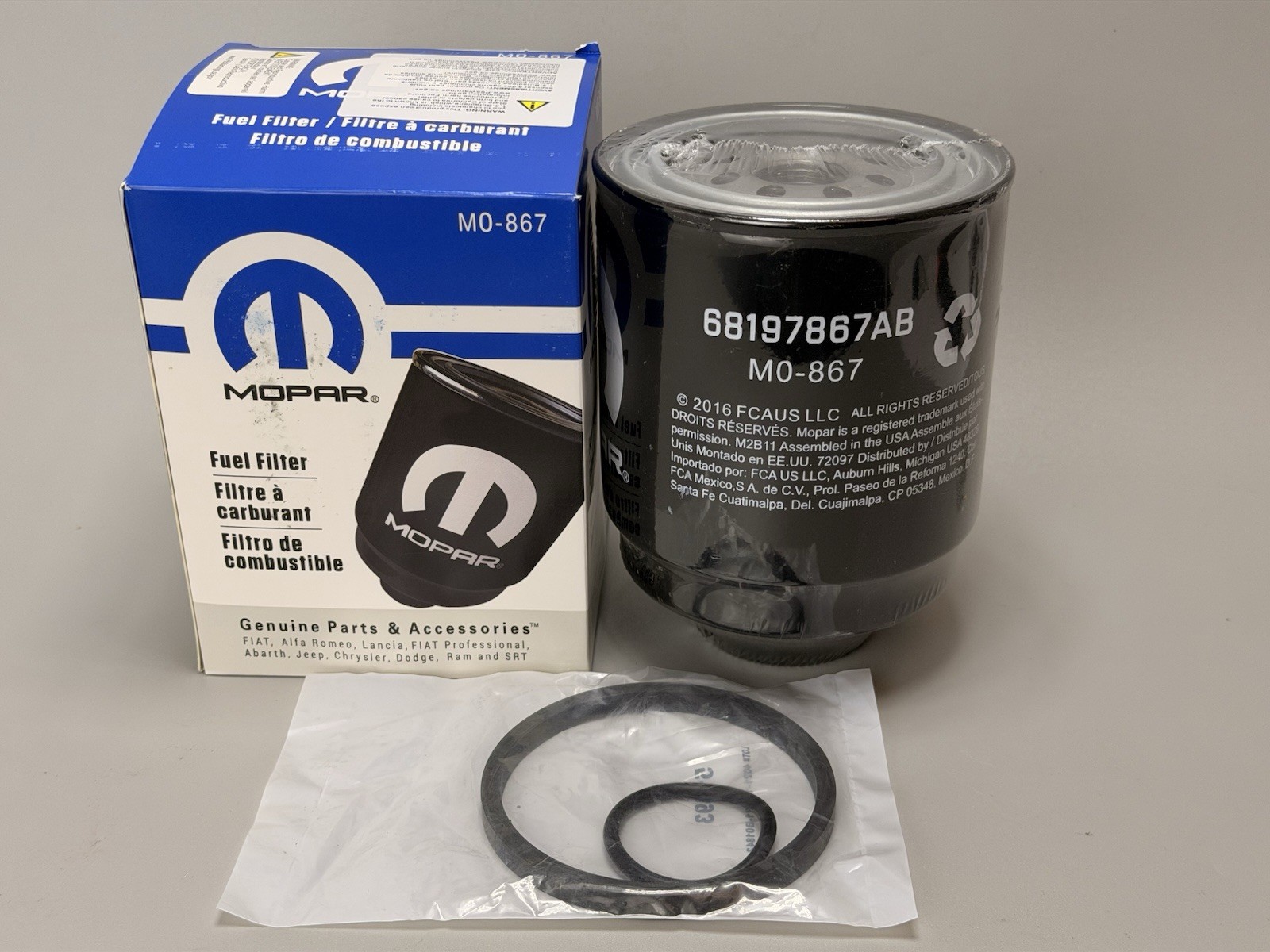 For Dodge Ram 6.7L Diesel Fuel Filter 2013-2017 2500 3500 4500 5500 Cummins